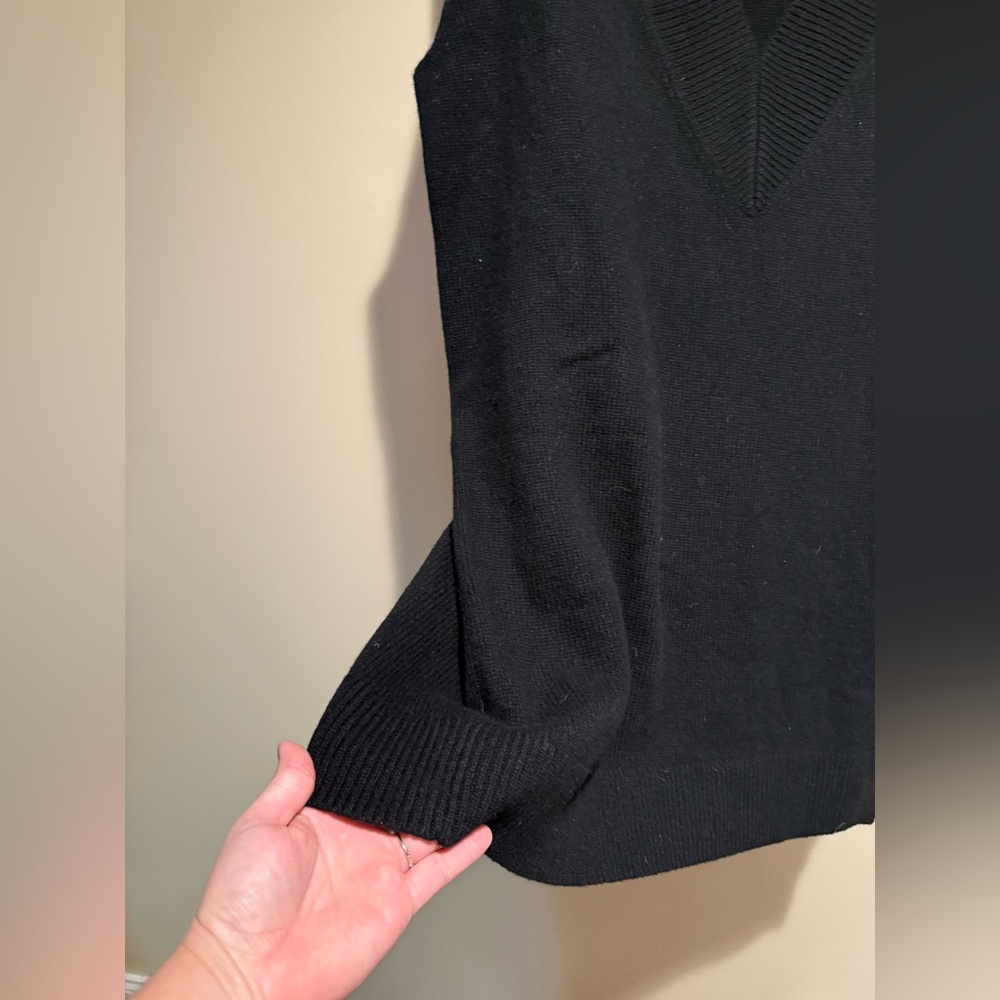 Dries Van Noten Black tunic sweater dress 100% merino wool small - Picture 10 of 15